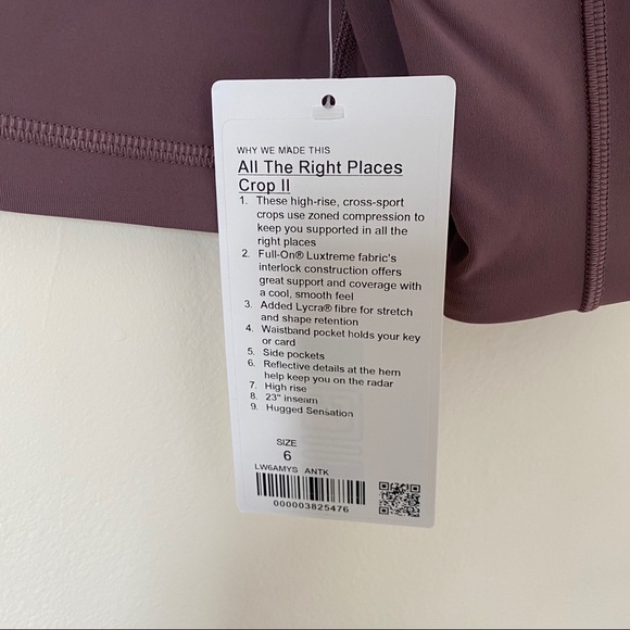 Lululemon All The Right Places Crop II 23" - Picture 3 of 8